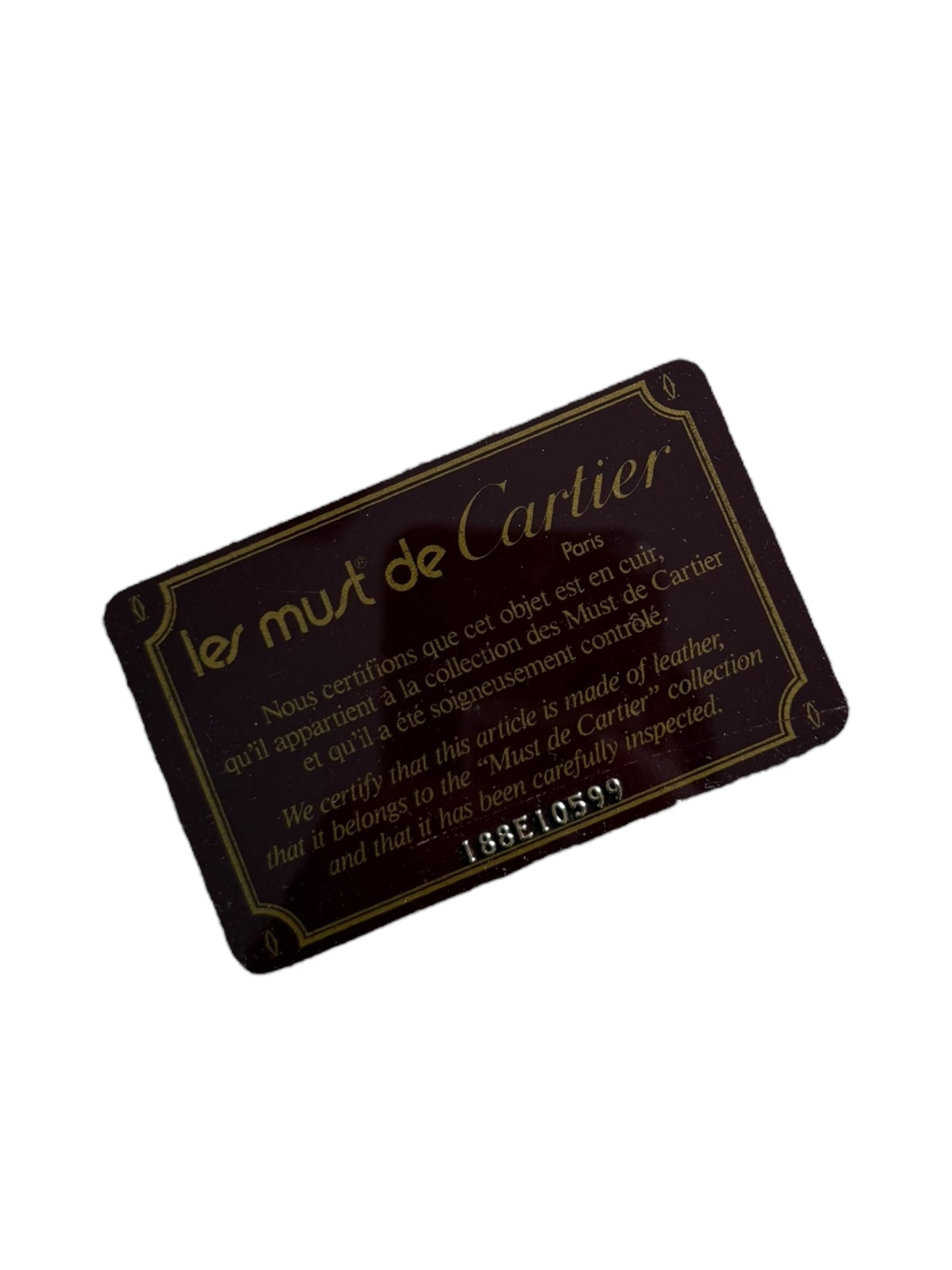 Cartier Must de Cartier Clutch Bordeaux Bag (Reserved)