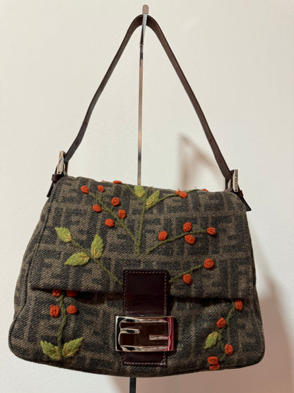 Fendi Zucca Wool Forever Mama Bag