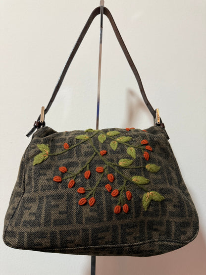 Fendi Zucca Wool Forever Mama Bag