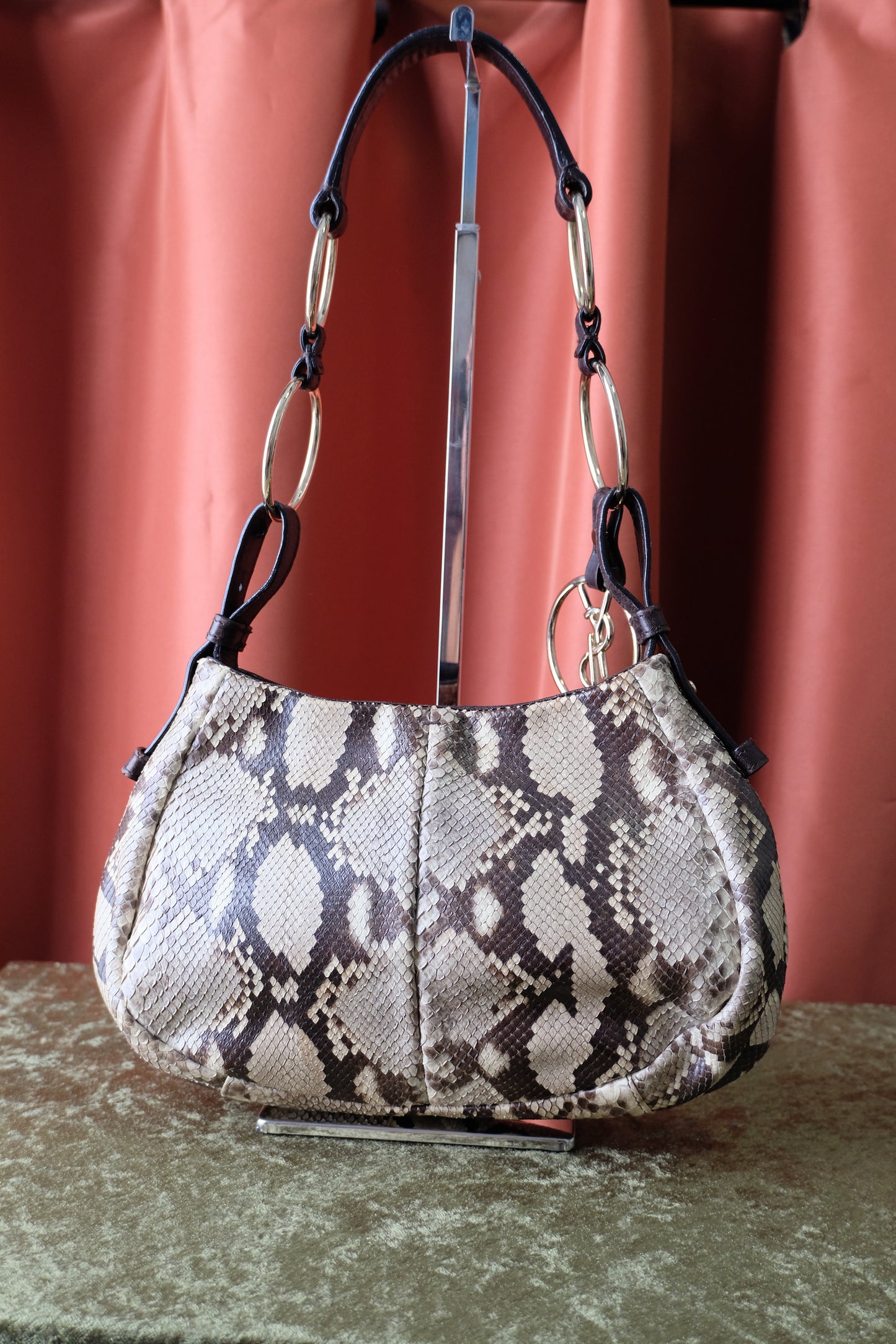 Yves Saint Laurent Python Ring Bag