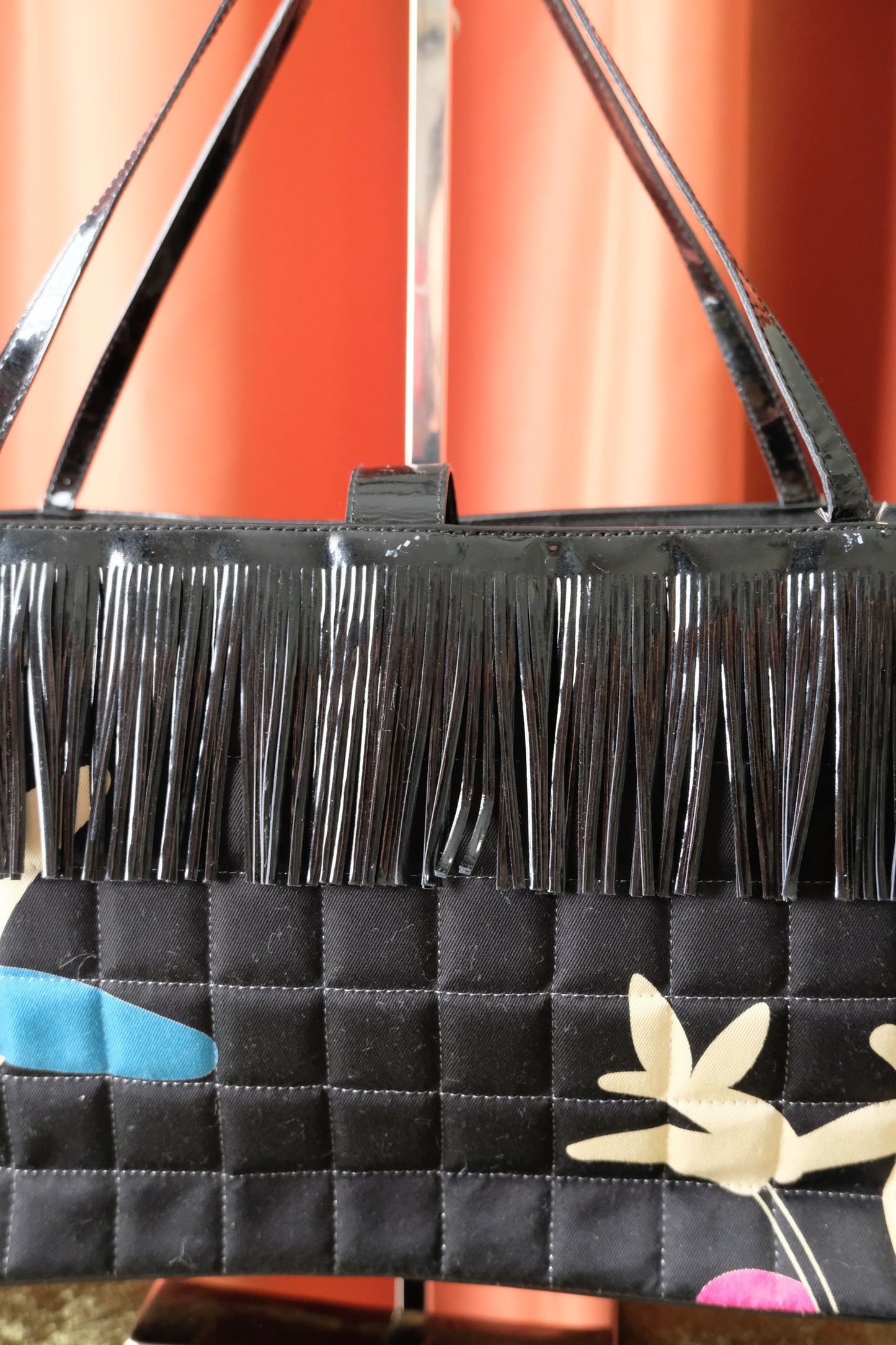 Chanel Square Quilted Fringe Bag