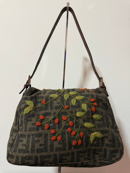 Fendi Zucca Wool Forever Mama Bag