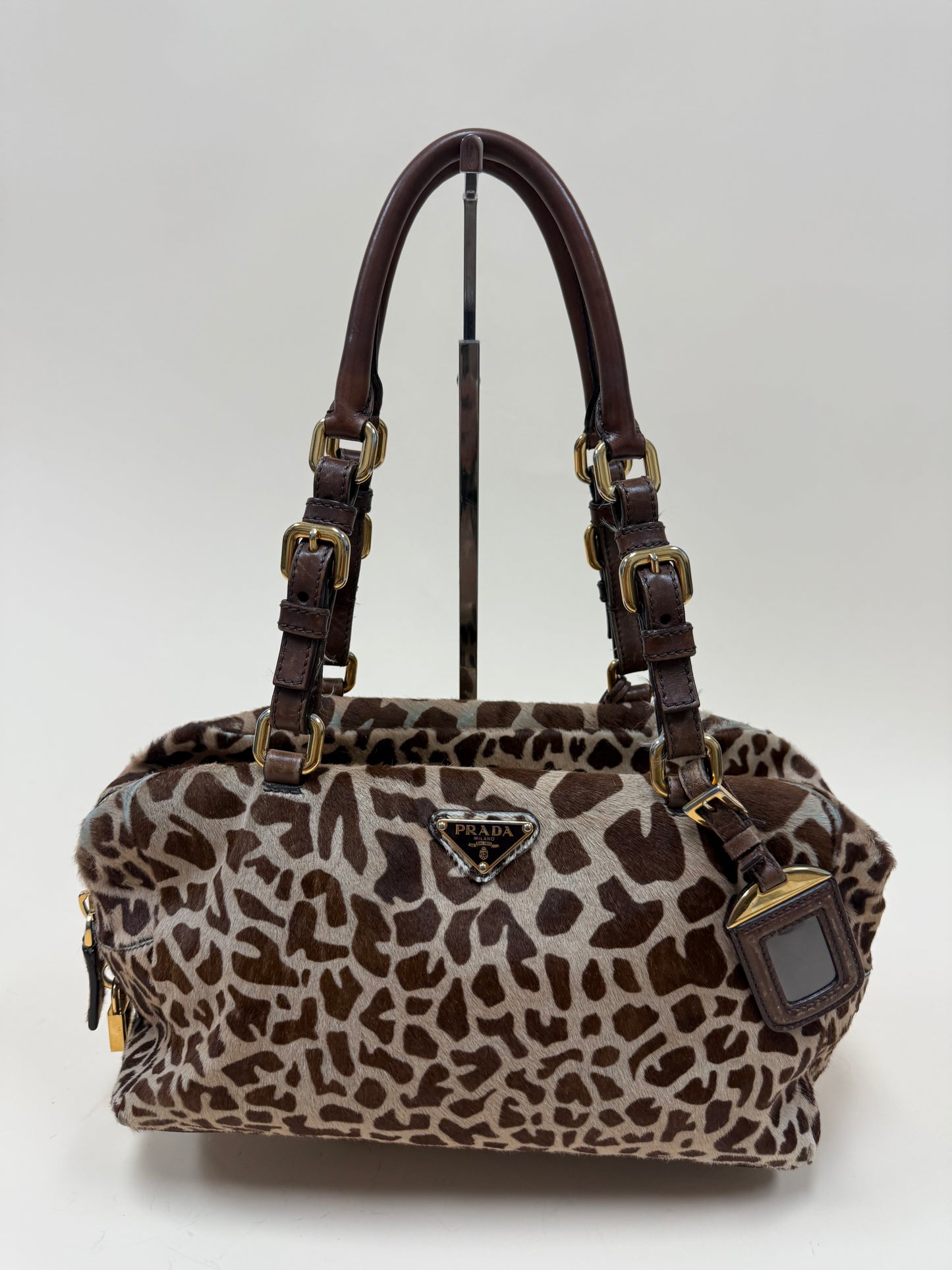 Prada Cavallino Bauletto Bag
