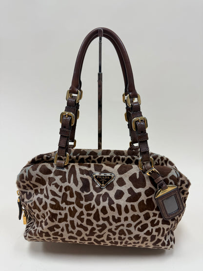 Prada Cavallino Bauletto Bag