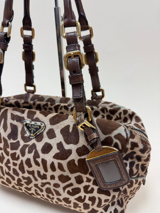 Prada Cavallino Bauletto Bag
