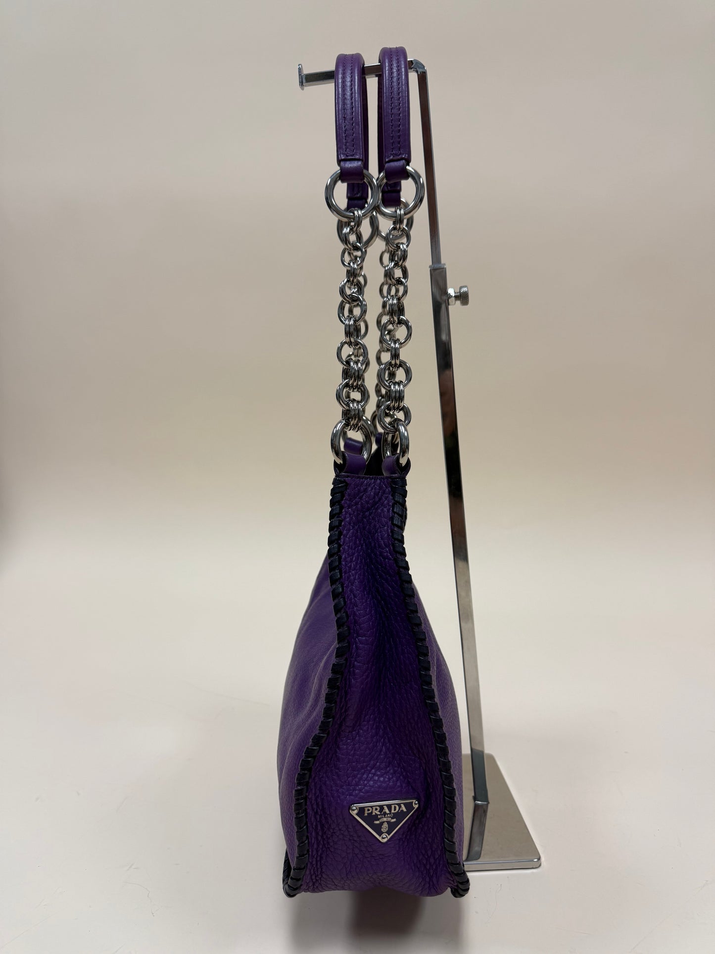Prada Vitello Daino Whipstitch Bag