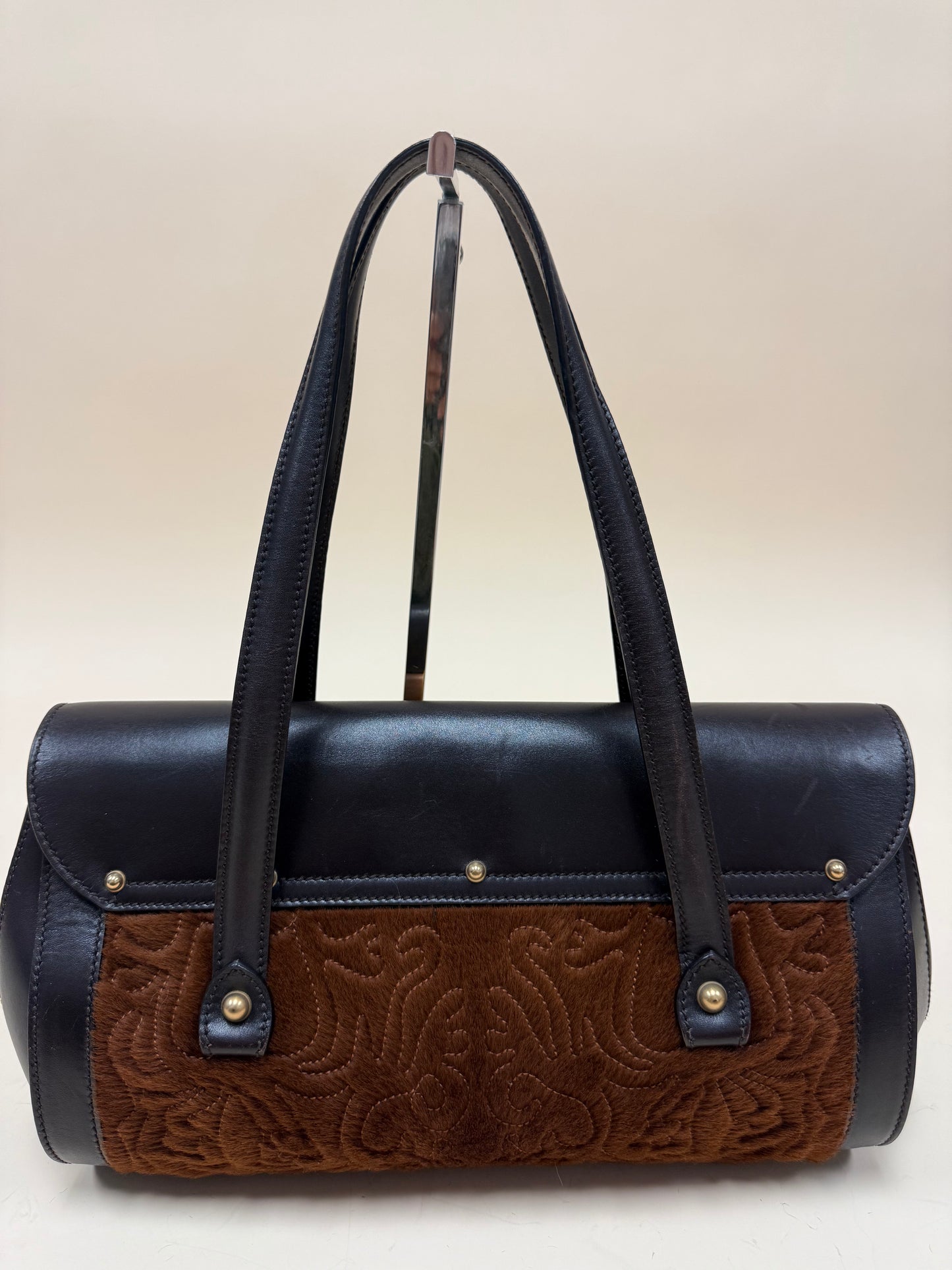 Gucci Pony Bamboo Bullet Bag